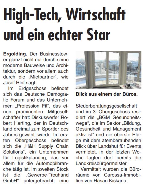 businesstower high tech wirtschaft